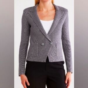 Gray Knit Blazer. New Without Tags. L'agence Size Medium